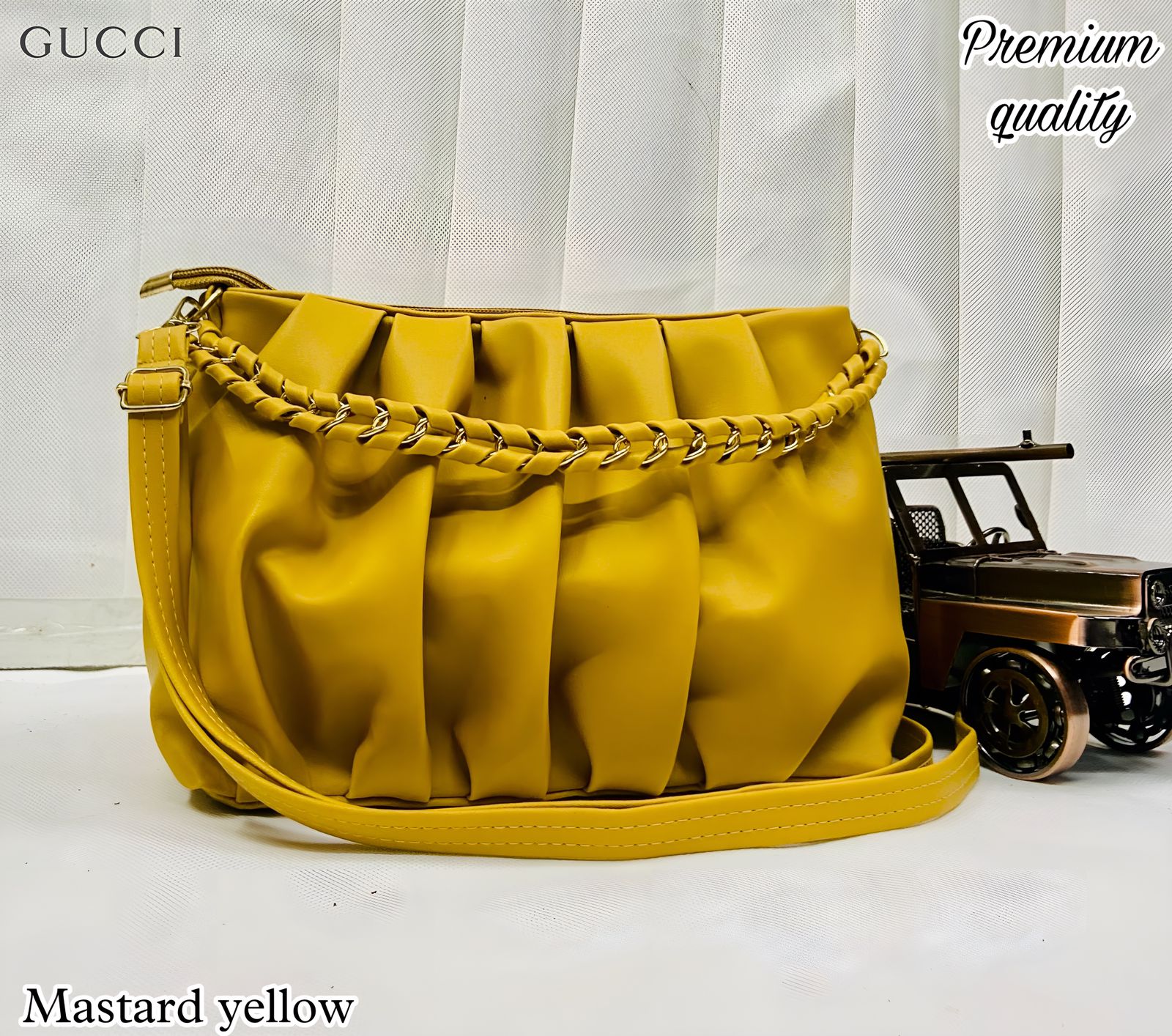 Chic Distinction: The Wrinkled Sling Bag
